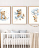 obrazy i plakaty do pokoju dziecięcego Plakaty dla dzieci Miś, Plakaty dla chłopca z misiem 1