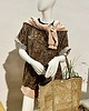 torby XXL Shopper bag duża torba upcycling sztruks/baranek 2