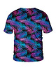 t-shirty męskie Męski T-shirt DR.CROW Palms Purple 1
