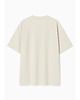 t-shirt damskie T-shirt ecru oversize YY500333 1