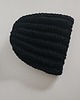 czapki damskie Czarna Czapka wełniana 1