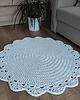 dywany Dywan szydełkowy okrągły ze sznurka 80cm 4