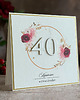 kartki scrapbooking Personalizowana kartka na 40. urodziny, BH 50 1
