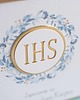 wianki komunijne Zaproszenie Pierwsza Komunia Święta - IHS Wianek IV 1