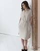 sukienki midi damskie Sukienka lniana CELESTE  natural 4