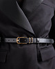paski damskie Pasek skórzany Smart Look Black 4