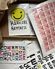 plakaty Plakat HARDCORE HAPPINESS  grafika ilustracja na szczęście dla hardkora 5