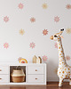 naklejki ścienne do pokoju dziecka Naklejki Stokrotki boho baby 1