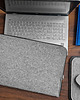 etui na laptopa POKROWIEC NA LAPTOPA z filcu czarny zamek macbook 2