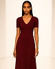sukienki maxi damskie Sukienka  burgund  YY300048 3