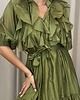 sukienki maxi damskie Sukienka falbanka Verde 3