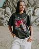 t-shirt damskie T-shirt oversize Teddyland czarna 3