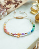 bransoletki na sznurku Bransoletka RADOŚCI Kolorowa z Kamieniami Talizman Amulet Szczęścia 1