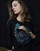 saszetka nerka FUNGI W MORZU - nerka z haftem 1