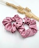 gumki do włosów Scrunchie/frotka Satyna Róż 1