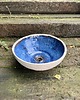 umywalki Umywalka Niebieska Chmurka Ceramiczna Nablatowa Okrągła Ręcznie Robiona 1