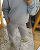 spodnie dresowe damskie Spodnie light grey z bawełny organicznej 1
