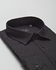 koszule męskie Koszula męska lniana lentini 00393 czarny classic fit 1