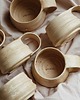 kubki Ceramiczny, ręcznie robiony kubeczek WOLNIEJ śmietanka 300ml 4