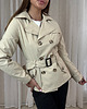 płaszcze damskie Trencz Beige 3