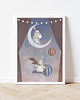 obrazy i plakaty do pokoju dziecięcego Sleepy Bunnies - plakat do pokoju dziecka 1