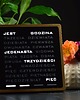 zegary Word Clock - zegarek słowny  j. polski 2