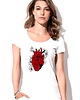 t-shirt damskie Koszulka  z nadrukiem SERCE 1