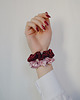 gumki do włosów Satynowa gumka do włosów scrunchie Pudrowy róż RÓŻNE MODELE 4