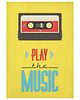 plakaty Plakat retro, kaseta, tape, play music,muzyka A4 1