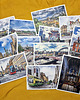 grafiki i ilustracje Newcastle upon Tyne w akwareli - zestaw 12 grafik 15x23 cm 2