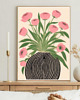 grafiki i ilustracje PLAKAT abstrakcyjny kwiaty Matisse kolorowy 6