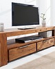 szafki Szafka pod TV RTV Authentic drewno sheesham 135cm 1