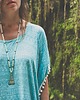 korale Morning Dew MALA /// naszyjnik z Buddą // patyna 2