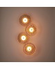 kinkiety Lampa Ścienna Kinkiet Ścienny LED Luxor Bursztynowa 32 cm 2