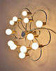 plafony Lampa Leola, lata 70 5