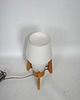 lampy stołowe Czechosłowacka lampa Drevo-Humpolec, lata 70 1