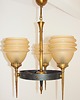 lampy wiszące Żyrandol vintage z lat 60., Mid-Century Modern 7