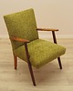 fotele Fotel zielony, duński design, lata 60, produkcja: Dania 5