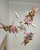 karuzele i girlandy do łóżeczka Karuzela handmade dla dziewczynki ,króliczek księżniczka i balony 1
