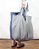 torby na ramię Lazy bag torba jasnoszara na zamek / vegan / eco 1
