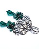 kolczyki wire wrapping Zielone pnącze  vol. 10 - kolczyki 4