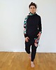 bluza z kapturem damska Bluza z golfem - Tropikalne Kwiaty 7
