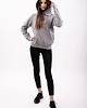 bluza z kapturem damska Bluza szara bawełna organiczna GOTS 2