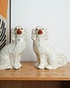 figurki i rzeźby Ceramiczne pieski kominkowe - Spaniele, styl Staffordshire, Anglia 9