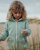 bluzy dla chłopców Bluza z kapturem z uszami jelonka dla dziecka zielona 4