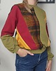 bluza bez kaptura damska Bluza patchwork - Autumn Frame - One of a kind - oversize 3