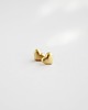 kolczyki złote Kolczyki złote 16k Gold Plated Tiny Heart Studs 2
