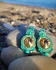 kolczyki soutache Sofi 4 - kolczyki z kryształami 2