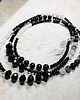 korale Czarno-biały długi sznur korali kors2 1