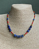 korale Unikatowy naszyjnik z lapisu lazuli i korala 5